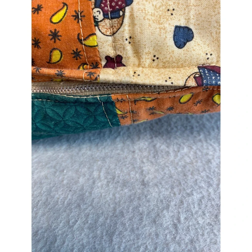Handmade Patchwork Throw Pillow 17